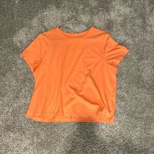 lululemon cropped cotton tee